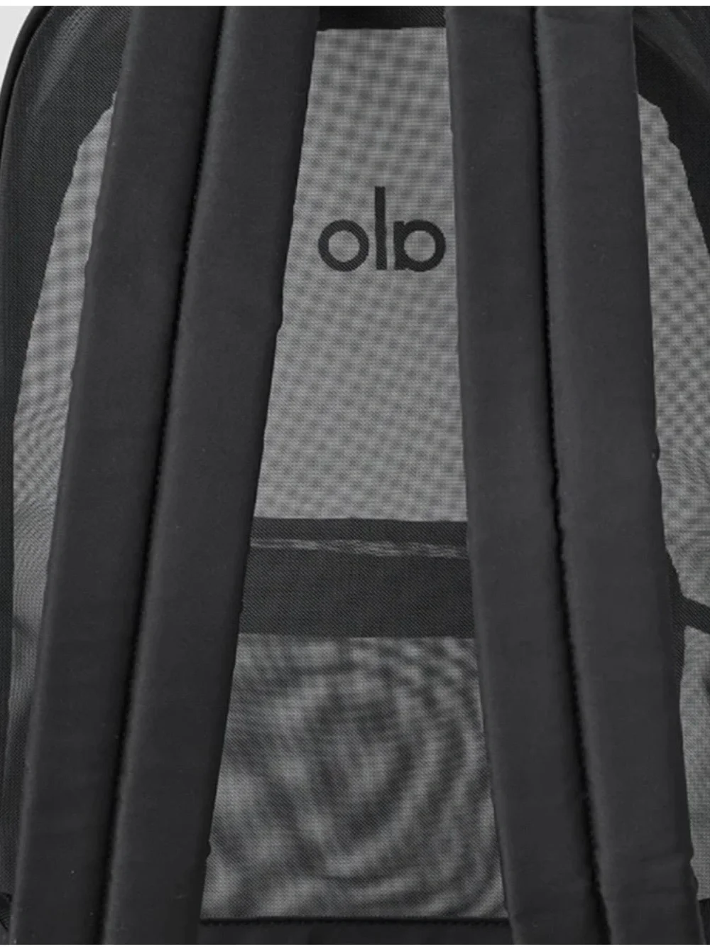 ALO Yoga charcoal mesh backpack